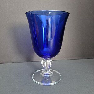 CRISTAL D'ARQUES-DURAND Casual Setting Sapphire Water Goblet